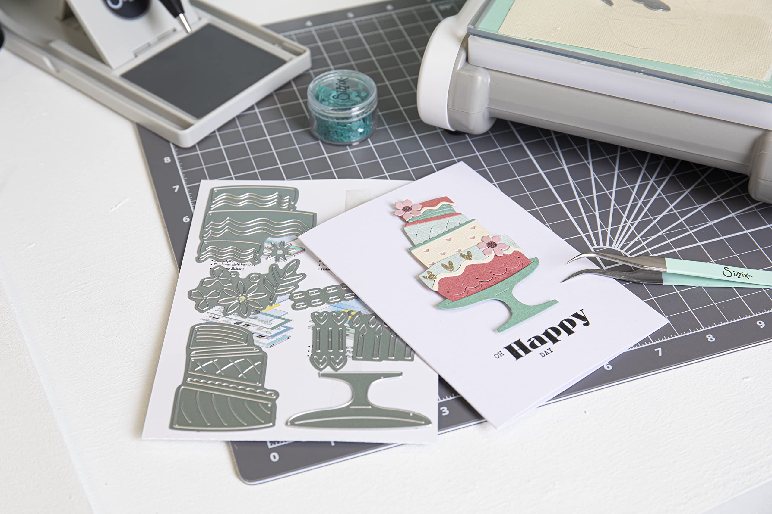 Sizzix Clear Stamps Set 12PK Good Vibes #4 by Pete Hughes | 665911 |Chapter 2 2022, One Size, Multicolor