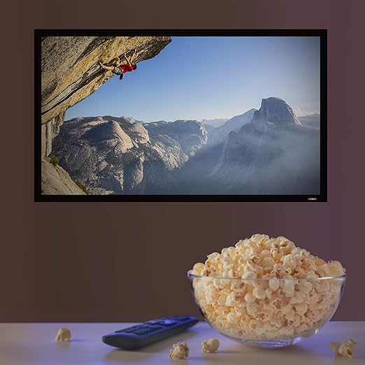 Duronic FFPS92 Pantalla de Proyección con Marco para Instalación ...