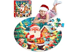 FIKAMD Jigsaw Floor Puzzles for Kids Games - Christmas 70 Pieces Large Toddler Puzzles for Girls Boys Ages 3 4 5 6 7 8 Years Old - Educational Toys for Unicorn Activity Birthday Christmas