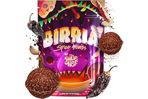 RUDE CHEF Birria Bomb Balls - 𝗠𝗦𝗚-𝗙𝗥𝗘𝗘 Authentic Birria Taco Seasoning - Cooks up to 8 lbs - Vegan Recipe for Instant Pot & Slow Cooker - 2 Pack
