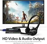 Fosmon 4-Port VGA KVM Switch 2048x1536 HD 3 USB Hubs Audio Keyboard Mouse view 5