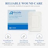 Rocialle Non-Woven Adhesive Dressings 5cm x 7cm 50 Count Hypoallergenic view 2