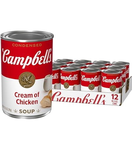 Amazon.com: Campbell's Condensed 98% Fat Free Cream of Mushroom