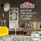 X-Protector 48 Pcs Chair Pads 25mm Felt Floor Protectors Beige view 6