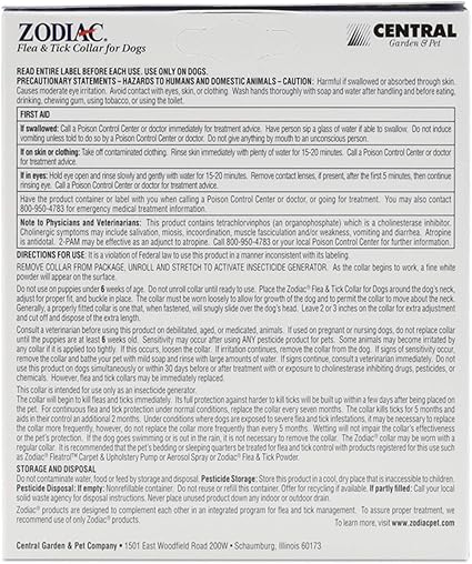 zodiac flea and tick collar