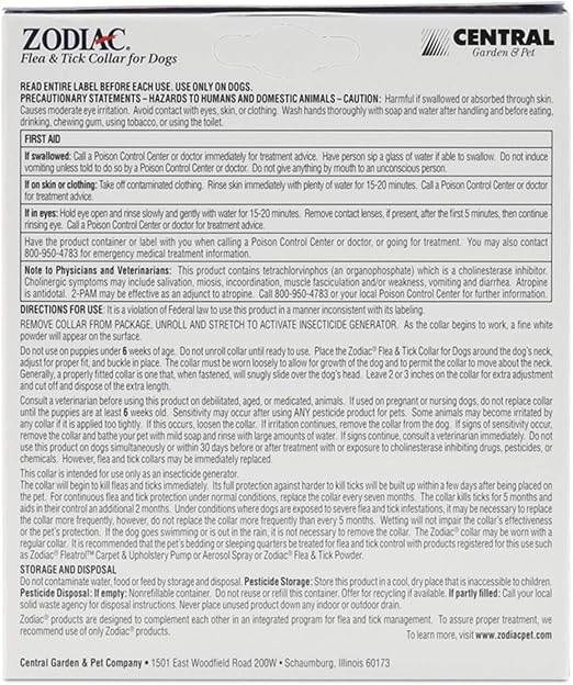 zodiac flea and tick collar