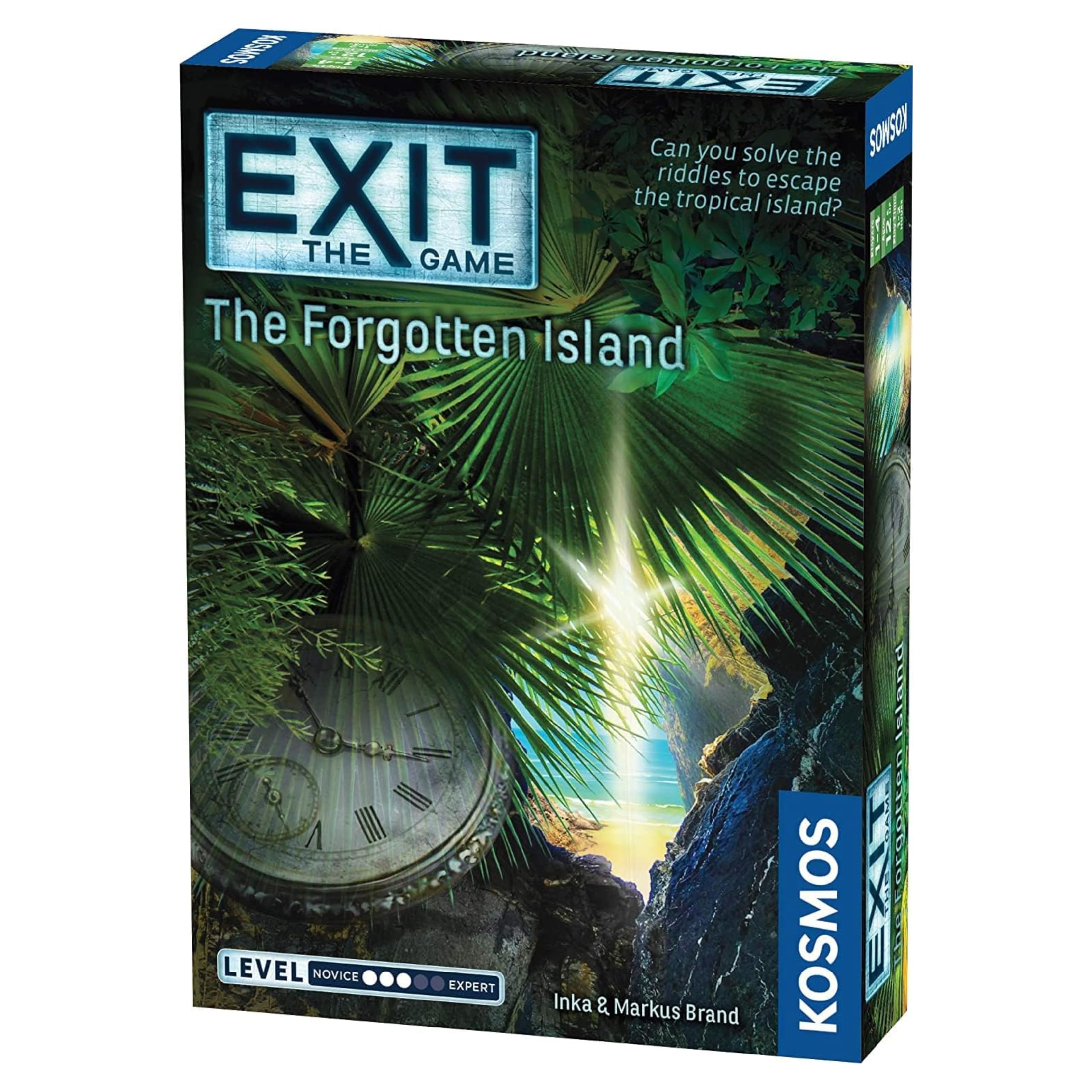 Thames & Kosmos EXIT: The Forgotten Island | Escape Room Card Game | Strategy Game for Adults & Kids | 1-4 Players | Age 12+ | Family Game Night | Mystery Puzzle Game — image 1