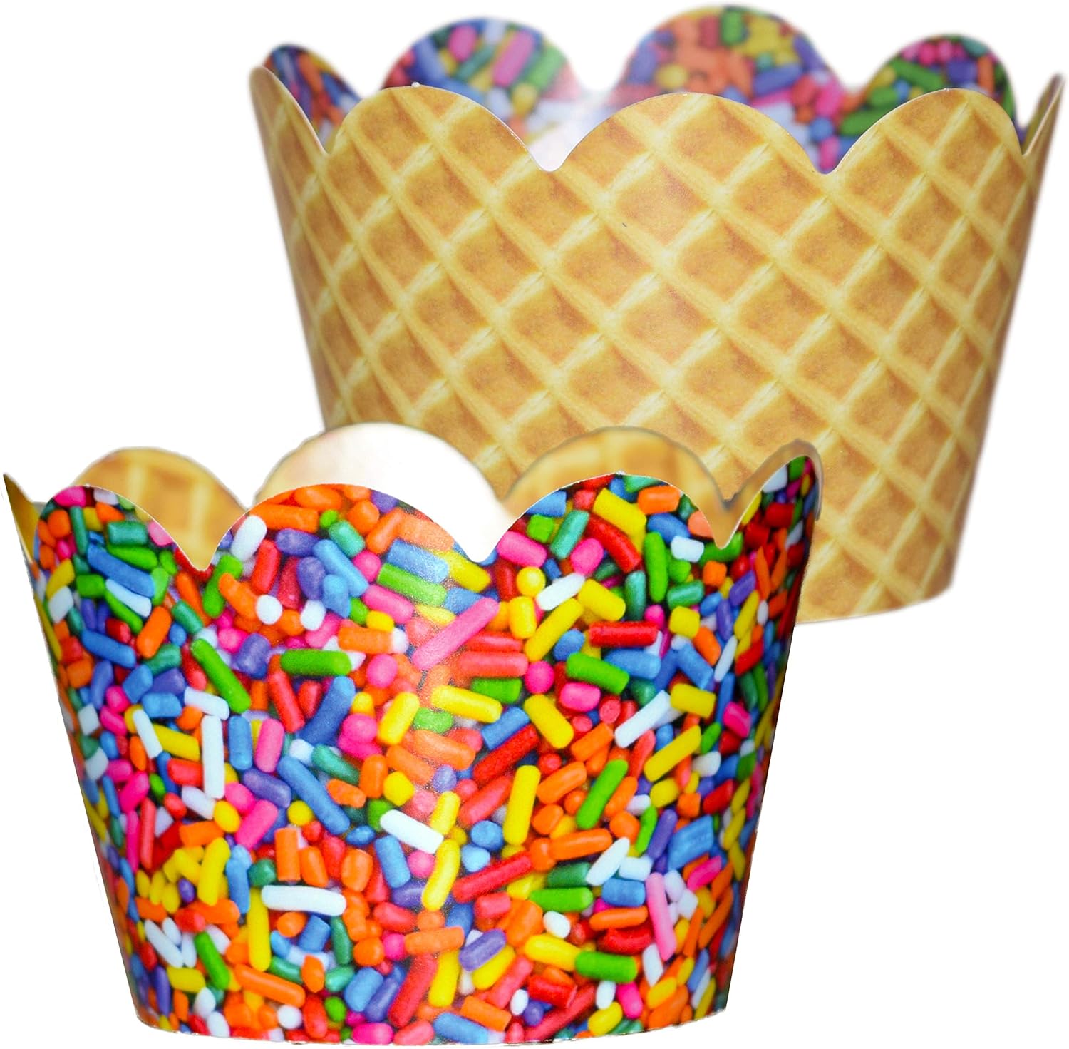 baby sprinkle cupcakes