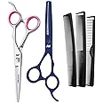 JW Shears & Thinner Combo R Series - Barber & Hair Cutting Scissors