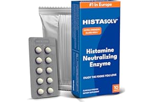 MEDAGEL HISTAsolv Extra Strength DAO Enzyme Supplement for Histamine Food Intolerance - Eases Digestive Discomfort - Patented Tech - Made in Austria - 10 Pack