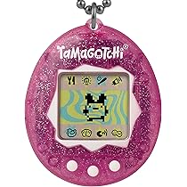 Purple Silicone Case For Tamagotchi Original - Protective Cover With Chain For Digital Pet