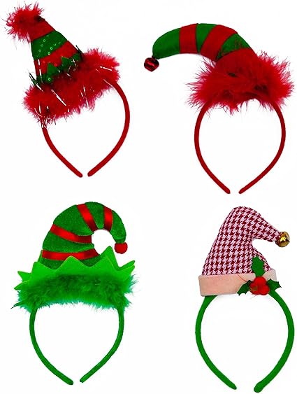 christmas hats and headbands