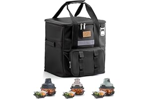 Carrying Bag Compatible with Ninja Crispi Air Fryer, Portable Bag Waterproof Outdoor Protector Bag Accessories for Ninja Cris