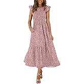 Casual Dress Maternity Dress for Baby Shower Babydoll Dress for Women Floral S