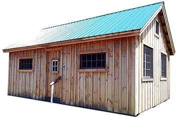 16x20 Timber Frame Post And Beam Vermont Cottage B With Loft Pre