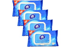 Vinda 320 Count (4 Packs) Antiseptic Wipes, Disinfectant, Cleaning, Sanitizing Hand Wipes for Home, Office, Travel and Outdoo