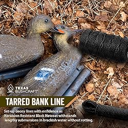 Texas Bushcraft Tarred Bank Line Twine - #36 Black