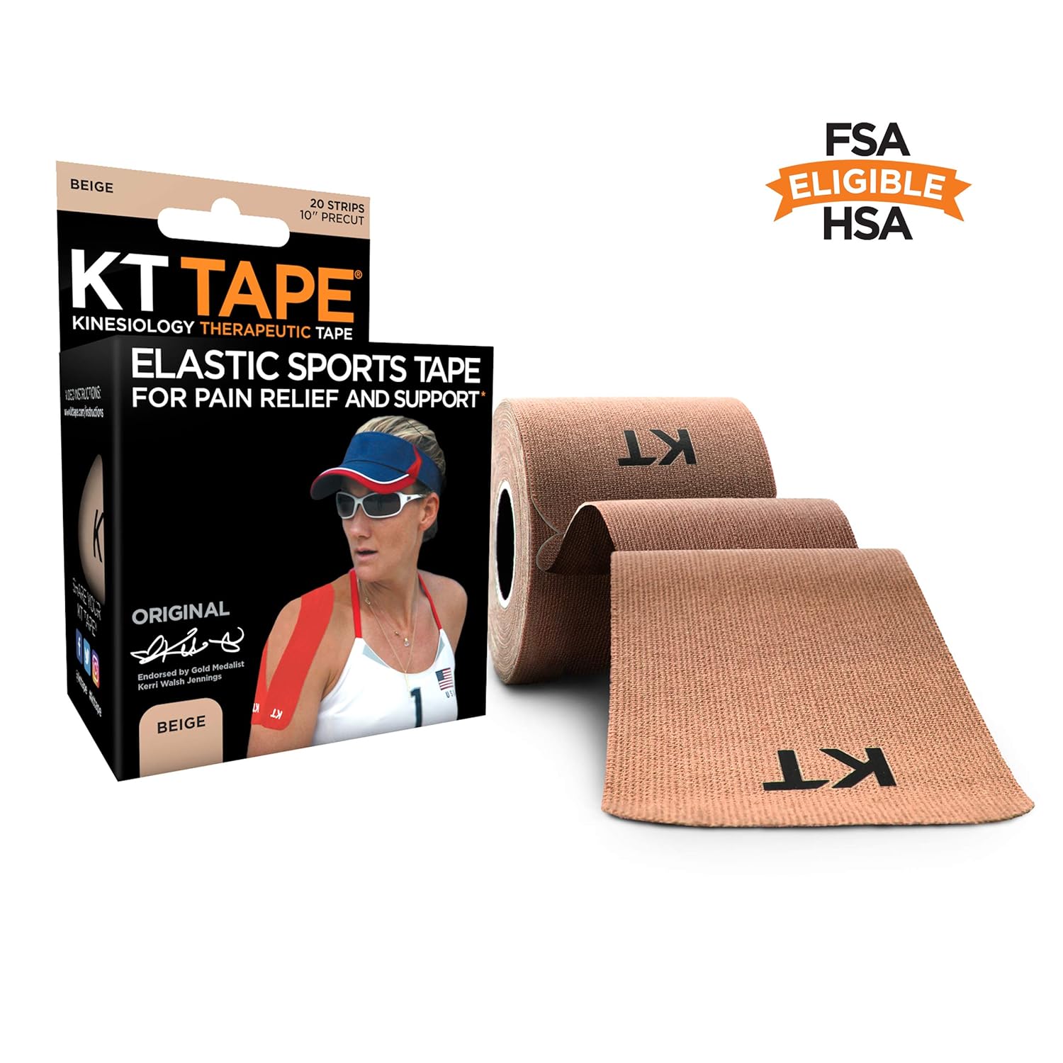 KT Tape Original Cotton Elastic Kinesiology Therapeutic Sports Tape