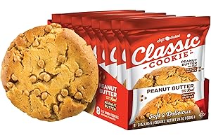 Classic Cookie, Soft Baked Cookie, Peanut Butter 3oz, 8 Count Pack