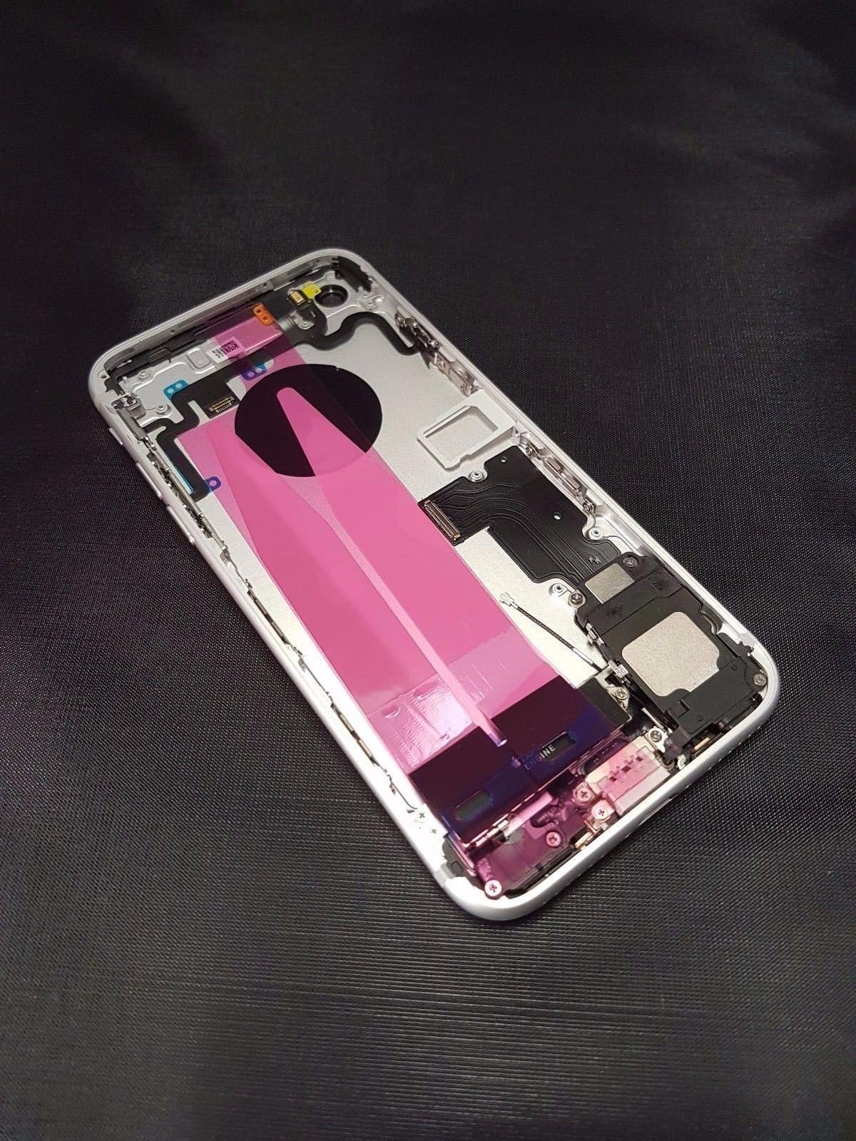 AEXPARTS ASSEMBLED Metal Chassis Replace Housing Back Cover for iPhone 5 5S 6 6S Plus 7[Rose Gold,iPhone 6s Plus]