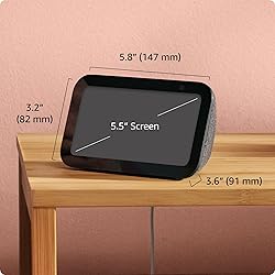 Amazon Echo Show 5, Smart display with 2x the bass
