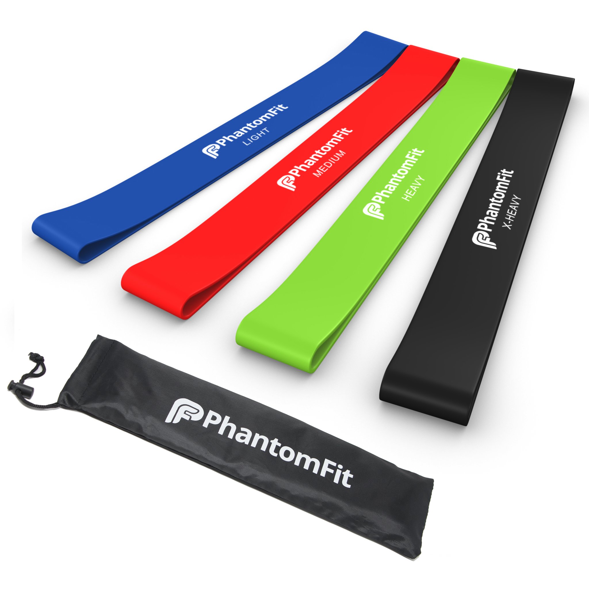 Phantom Fit Resistance Loop Bands Set of 4 Best Fitness Exercise