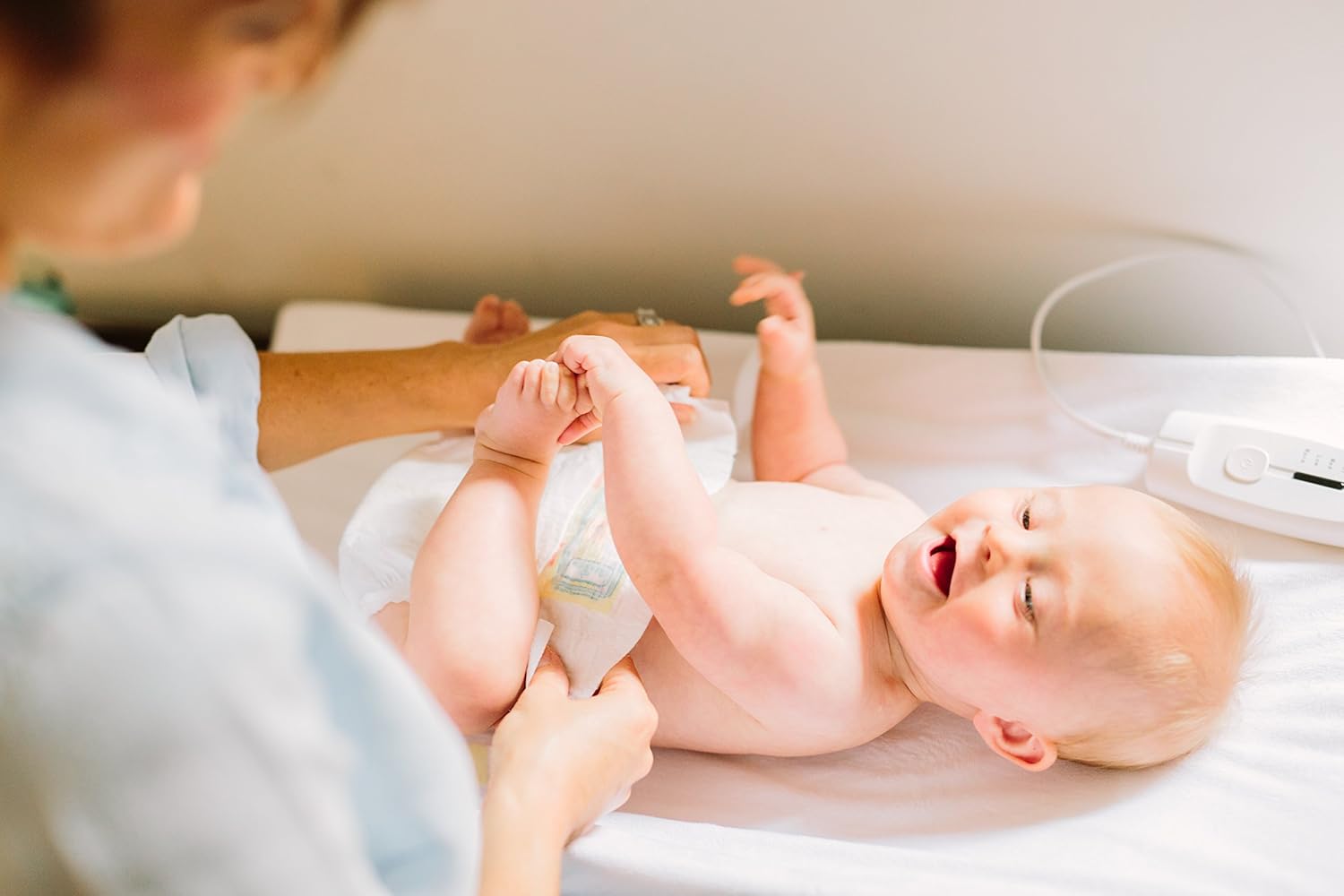 heated baby changing pad