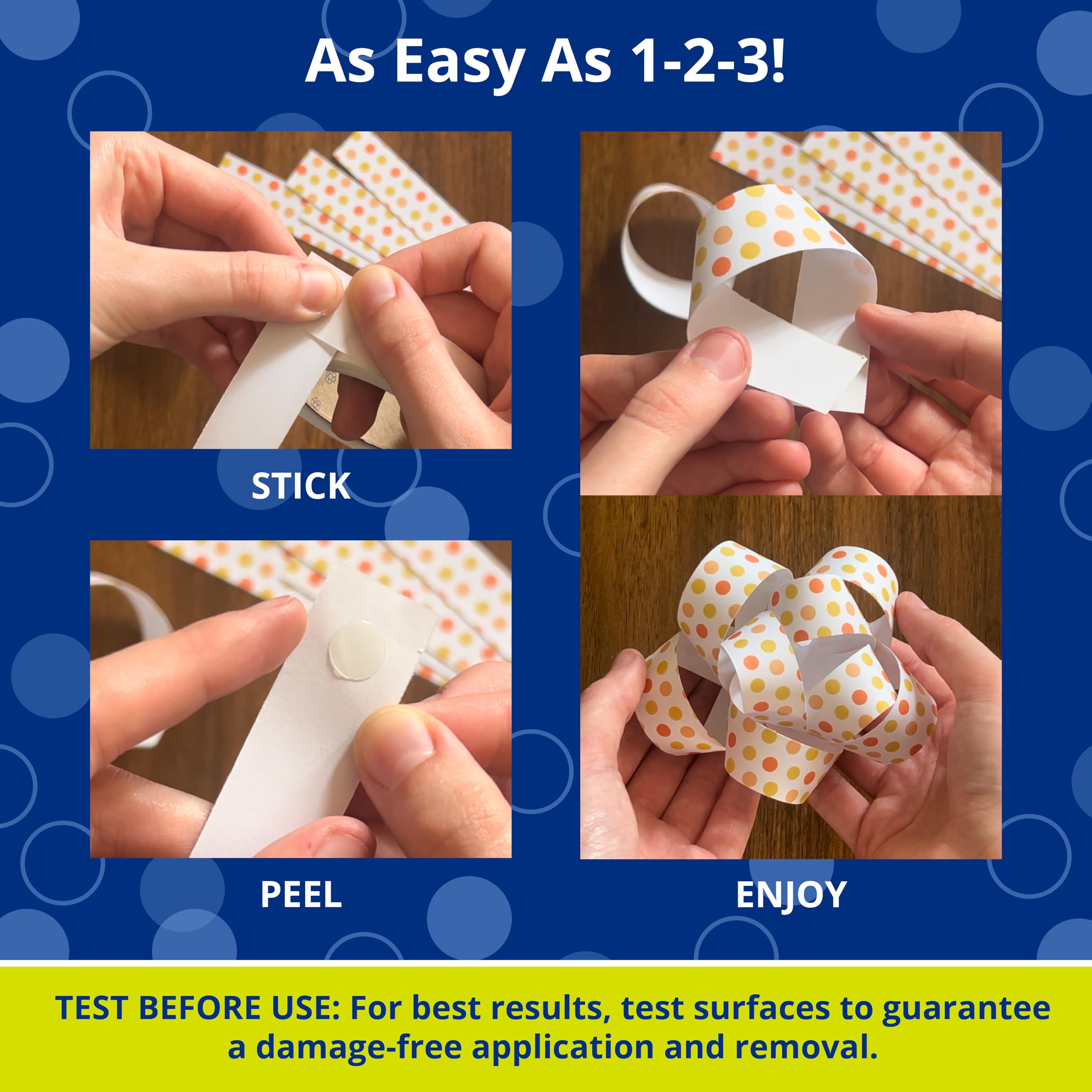 Glue Dots Clear Dot Roll, Ultra Thin .375