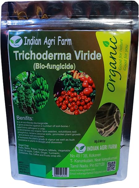 IAgriFarm Trichoderma Viride Bio-Fungicide Powder Pack of 500 GMS Pack of 1