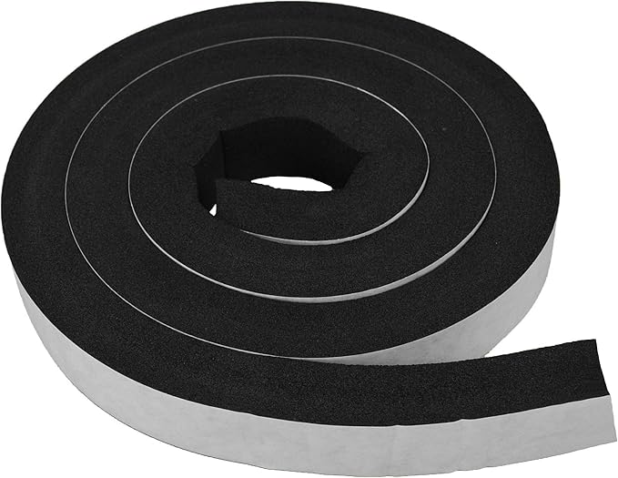 Xcel Large, Extra Durable, Weather Stripping Foam Rubber Tape with