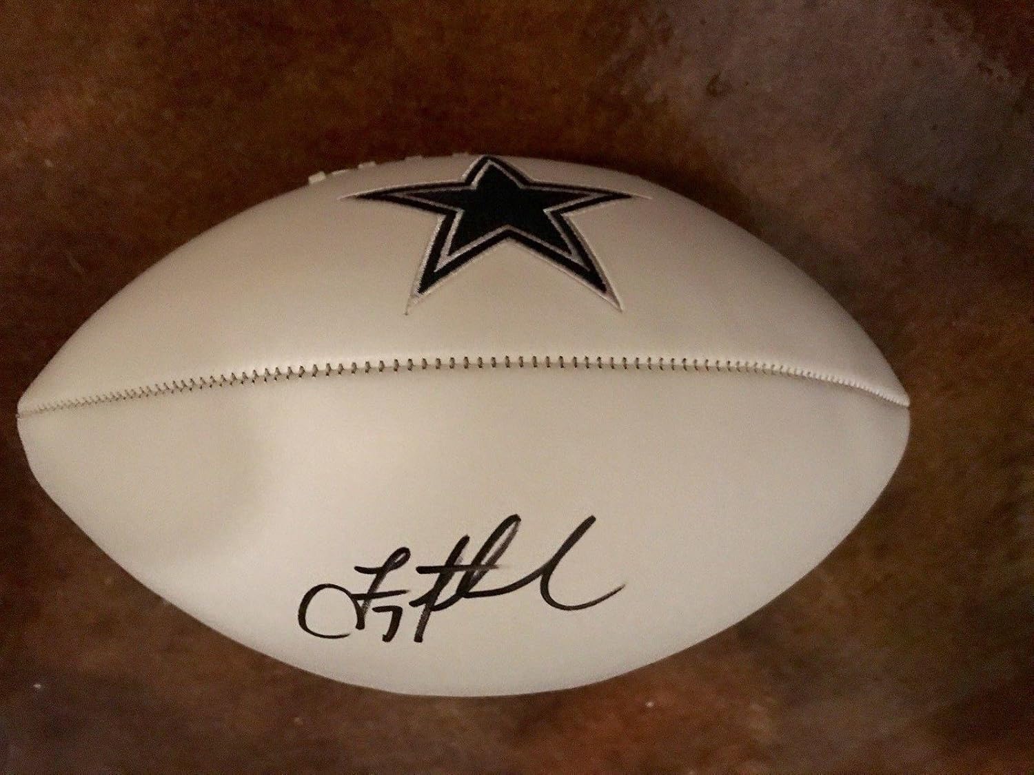 troy aikman autographed football