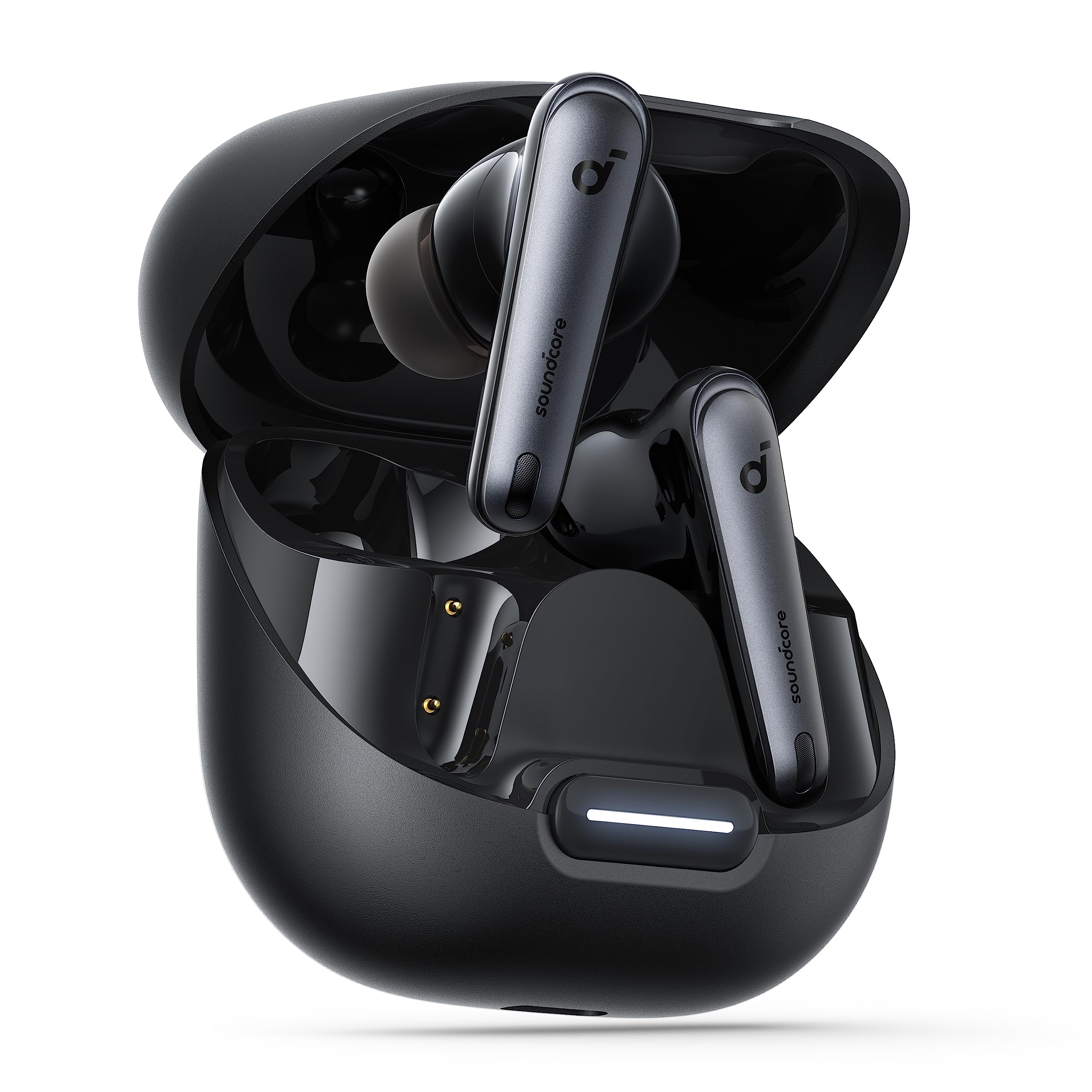 Anker Soundcore Liberty 4 NC Fully Wireless Earbuds, Bluetooth 5.3, Ultra Noise Canceling 3.0, Wireless Charging, Multi-Point Connection, Ambient Sound Mode, Up To 50 Hours of Music Playback, Black
