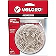VELCRO Brand - Sticky Back Fasteners, Hook Side Only | Perfect for Home or Office | 5/8in Coins | Pack of 100 | White