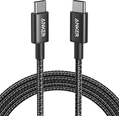 100W USB C Kabel PD 3.0 Schnellladen [1,8m], Schwarz