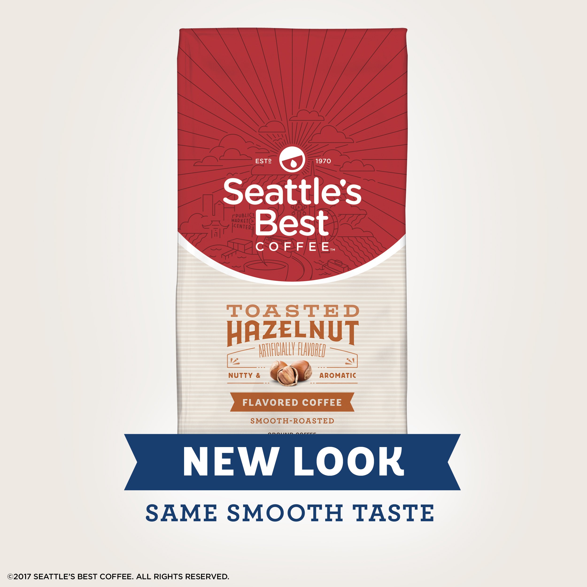 Seattle’s Best Coffee Toasted Hazelnut Flavored Medium Roast Ground