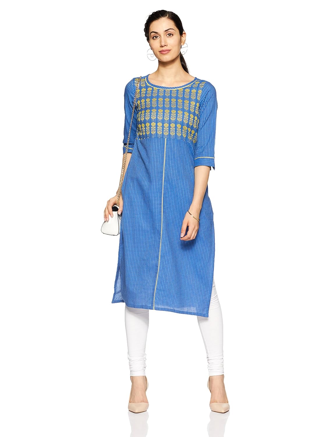 aurelia women's straight fit kurta