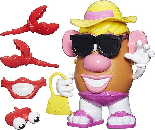 Amazon ミセスポテトヘッド クラシック いけいけビーチセット フィギュア B1005 正規品 ロボット 子ども向けフィギュア おもちゃ
