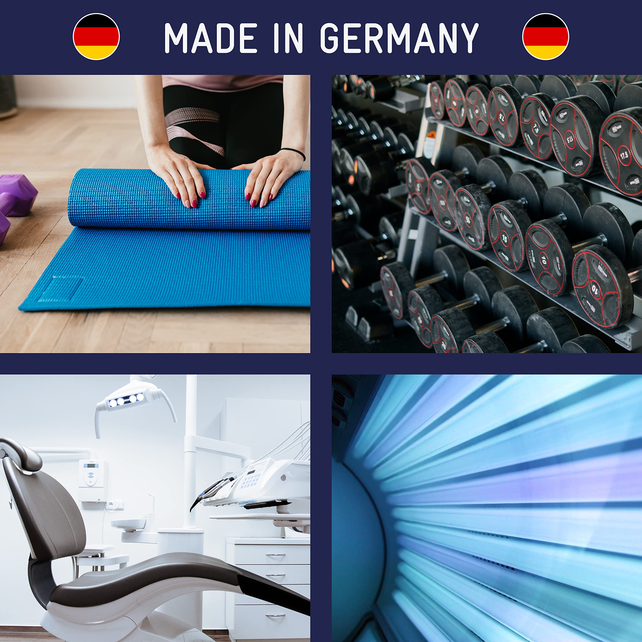 Desinfektionsreiniger für Oberflächen | hocheffizient | begrenzt viruzid | gebrauchsfertig | Kombipaket Sprühflasche und Kanister | Wellness, Solarium, Yogamatte, Sportgeräte, Gastro uvm. 5