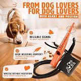 ENERO Dog Training Whistle with Lanyard - Loud Clear Tone Long-Range view 4