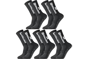Non Slip Sport Soccer Socks 2/3/5/6/8 Pairs Anti Slip Football Grip Unisex Athletic Sports Socks with Rubber Dots