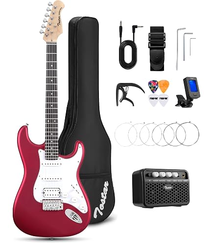 Amazon.com: 39 Inch Rosewood Fingerboard Electric Guitar,Electric