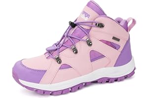 R CORD Kids Hiking Boots Outdoor Ankle Hiking Boots Girls Trekking Walking Boots Outdoor Trekking Boots