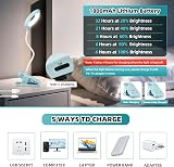 Akynite 3W Rechargeable Clip On Bed Lamp Type C 5 Colours 5 Brightness view 3