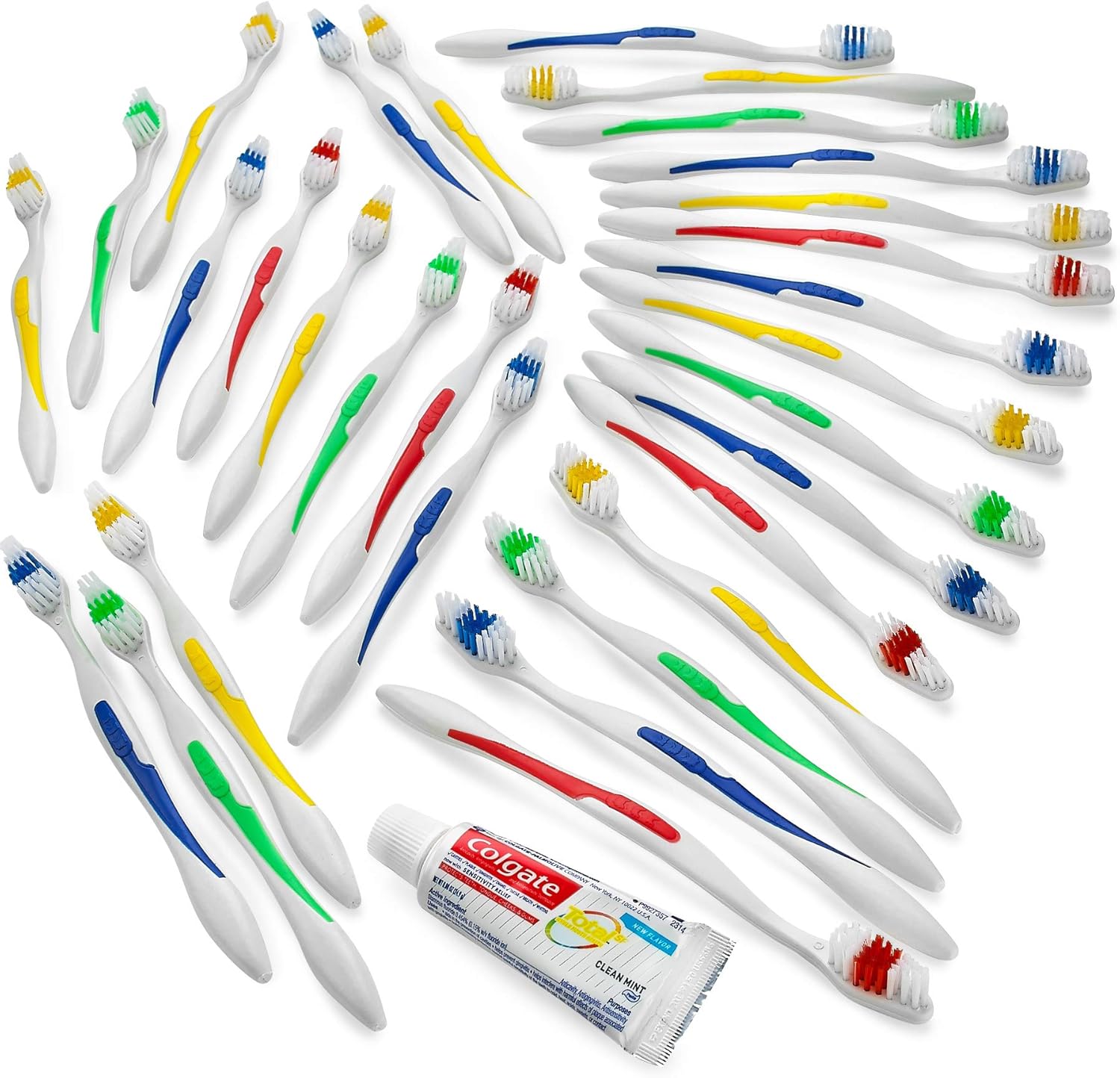 500 Toothbrushes Bulk Wholesale Quantity Standard Size