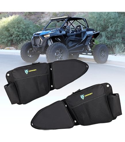 PRP Seats E40-210 Carbon Fiber Rear Door Bag With Knee Pad | Driver Side Storage For Jeep, Truck, SUV - View #12