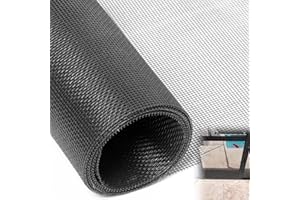 Window Screen Replacement 47.2" x 98.4" Fiberglass Screen Mesh Durable Screen Door Mesh Window Screen Repair Kit Black Pet Sc