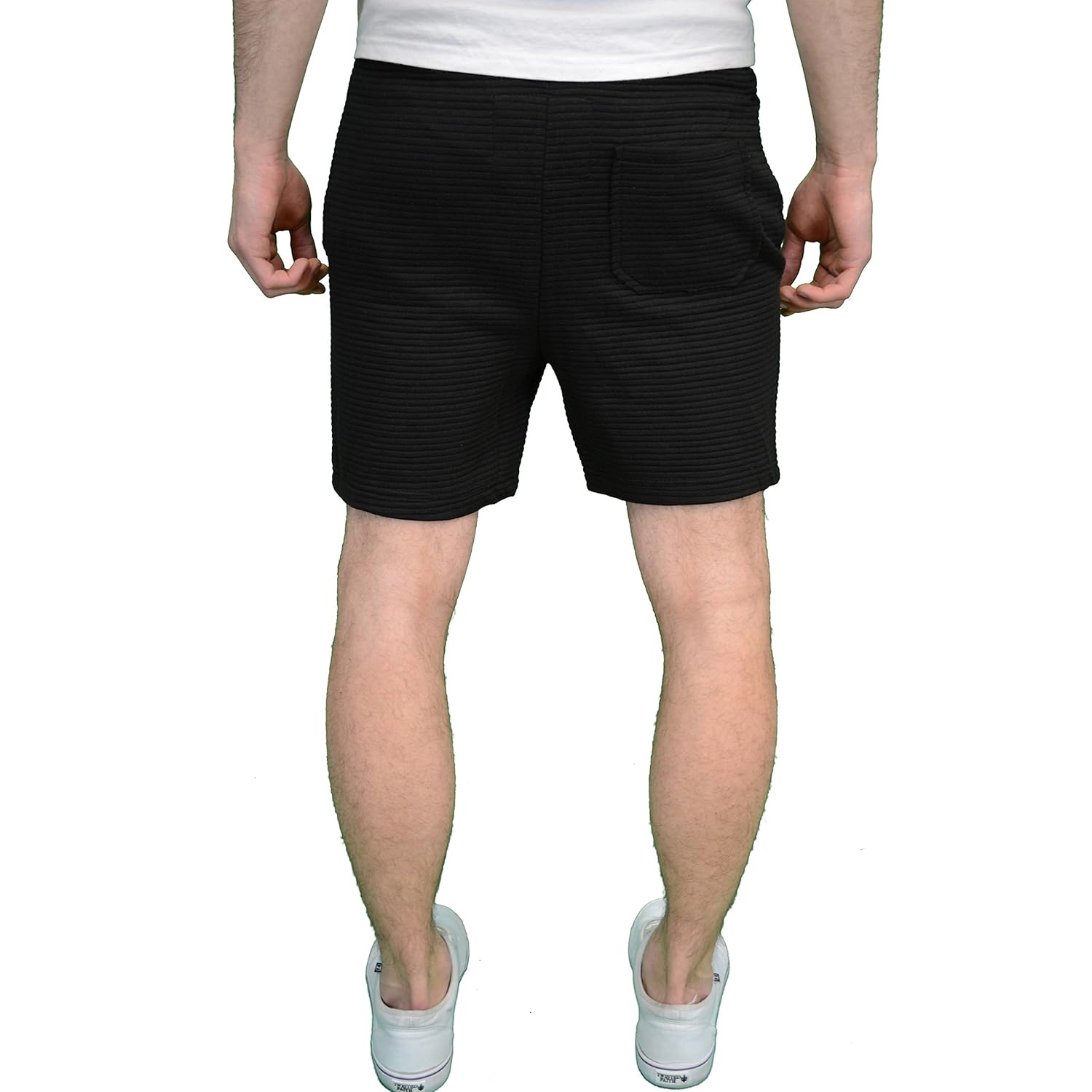 slim fit designer shorts