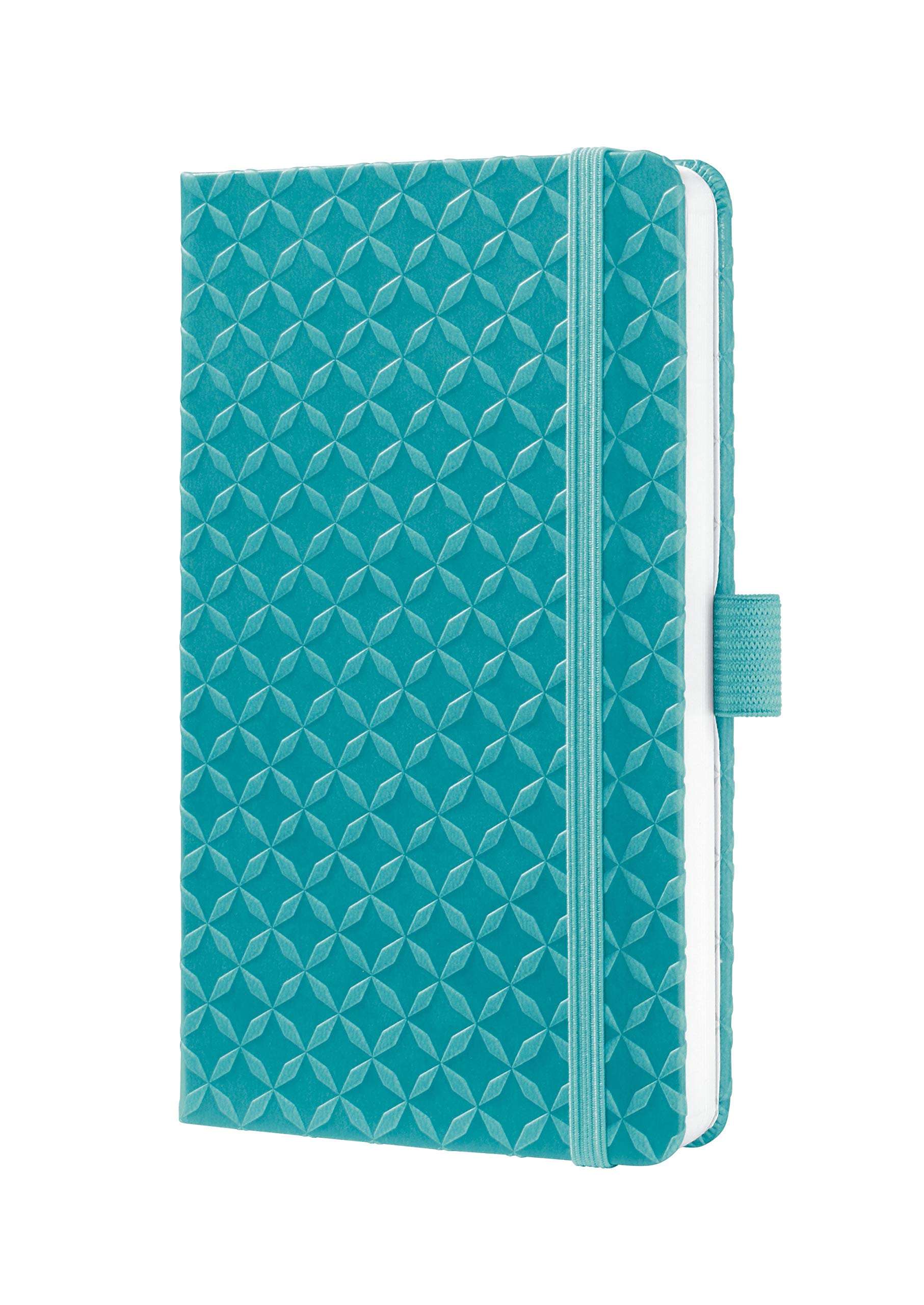 SIGEL JN102 Notebook Jolie, approx. A6, lined, hardcover, design aqua Green