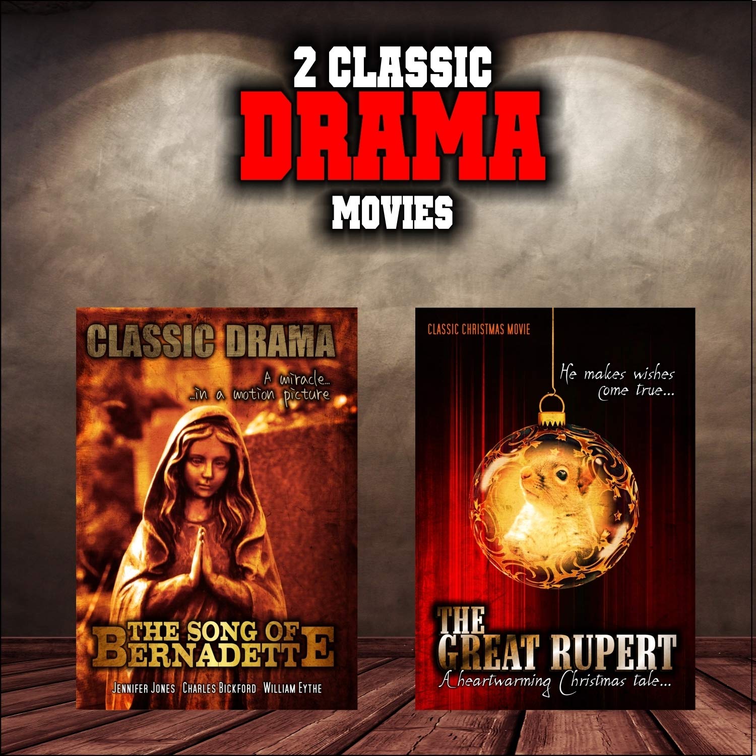 Amazon Com Classic Feel Good Movie Double Bill The Song Of Bernadette And The Great Rupert Movies Tv