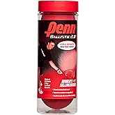 Penn Ballistic 2.0 Red Racquetballs - 1 Can of 3 Fast Racketball Balls